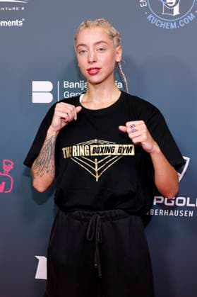 Influencer Walentina Doronina at The Ultimate Hype Box Event live in the Rudolf Weber Arena Oberhausen, 04 10 2025 NRW Germany Copyright: xChristophxHardtx