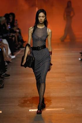 (251005) -- PARIS , Oct. 5, 2025 -- A model presents creations from the ready-to-wear Spring Summer 2026 collections by Elie Saab during the Paris Fashion Week, in Paris, France, on Oct. 4, 2025. ( Handout via Xinhua) FRANCE-PARIS-FASHION WEEK-ELIE SAAB MeetEurope 