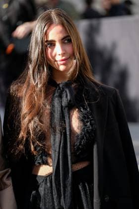 PFW - Elie Saab Outside Arrivals Guest attends the Elie Saab Womenswear Spring Summer 2026 show as part of Paris Fashion Week on October 4, 2025 in Paris, France. Photo by Robin Psaila ABACAPRESS.COM Paris France  Copyright: xPsailaxRobin ABACAx