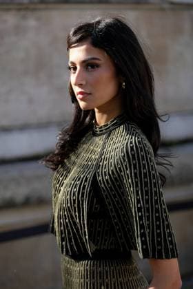 PFW - Elie Saab Outside Arrivals Noorie Ana attends the Elie Saab Womenswear Spring Summer 2026 show as part of Paris Fashion Week on October 4, 2025 in Paris, France. Photo by Robin Psaila ABACAPRESS.COM Paris France  Copyright: xPsailaxRobin ABACAx