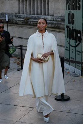 PFW - Elie Saab Outside Arrivals Temiloluwa Otedola attends the Elie Saab Womenswear Spring Summer 2026 show as part of Paris Fashion Week on October 4, 2025 in Paris, France. Photo by Robin Psaila ABACAPRESS.COM Paris France  Copyright: xPsailaxRobin ABACAx