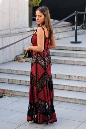 PFW - Elie Saab Outside Arrivals Jana Diab attends the Elie Saab Womenswear Spring Summer 2026 show as part of Paris Fashion Week on October 4, 2025 in Paris, France. Photo by Robin Psaila ABACAPRESS.COM Paris France  Copyright: xPsailaxRobin ABACAx