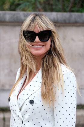 PFW - Elie Saab Outside Arrivals Heidi Klum attends the Elie Saab Womenswear Spring Summer 2026 show as part of Paris Fashion Week on October 4, 2025 in Paris, France. Photo by Robin Psaila ABACAPRESS.COM Paris France  Copyright: xPsailaxRobin ABACAx