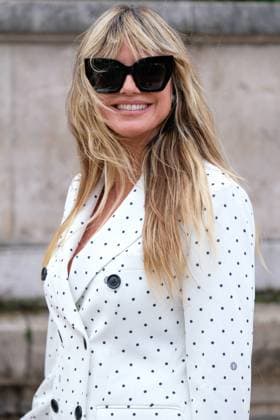 PFW - Elie Saab Outside Arrivals Heidi Klum attends the Elie Saab Womenswear Spring Summer 2026 show as part of Paris Fashion Week on October 4, 2025 in Paris, France. Photo by Robin Psaila ABACAPRESS.COM Paris France  Copyright: xPsailaxRobin ABACAx