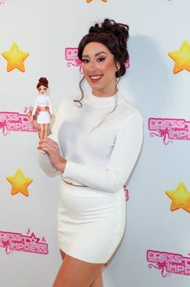 October 4, 2025, London, United Kingdom: Georgia Fawcett seen arriving for the Dress To Impress Fashion Show at Somerset House in London. London United Kingdom - ZUMAs197 20251004_aaa_s197_516 Copyright: xBrettxCovex