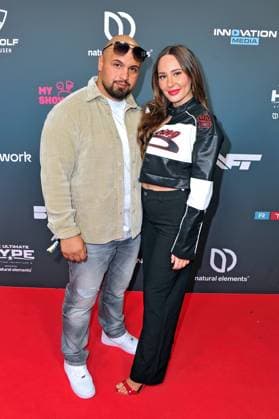 The Ultimate Hype Alessia Herren and Can Nitkewitz on the occasion of the martial arts event The Ultimate Hype on 04 10 2025 in the Rudolf Weber Arena Oberhausen 20251004MWI089658