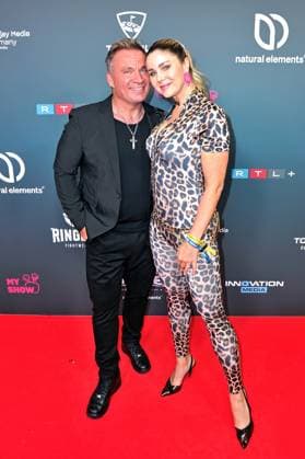 The Ultimate Hype Peter Klein and Yvonne Woelke on the occasion of the martial arts event The Ultimate Hype on 04 10 2025 in the Rudolf Weber Arena Oberhausen 20251004MWI089445