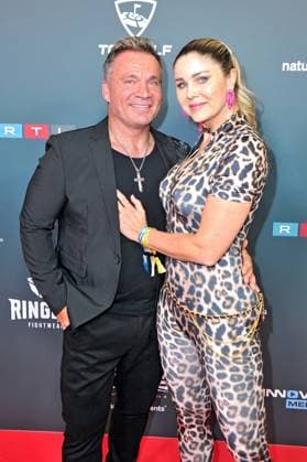 The Ultimate Hype Peter Klein and Yvonne Woelke on the occasion of the martial arts event The Ultimate Hype on 04 10 2025 in the Rudolf Weber Arena Oberhausen 20251004MWI089447