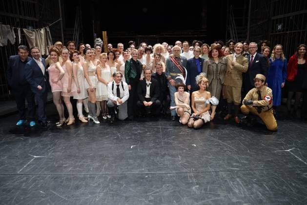 Die Fledermaus Premiere Theater an der Wien Vienna, Theater an der Wien, 04 10 2025 Jana KURUCOVA, Kresimir STRAZANAC, Thomas BLONDELLE, Hulkar SABIROVA, Petr POPELKA, Leon KOSAVIC, Alexander STROBELE