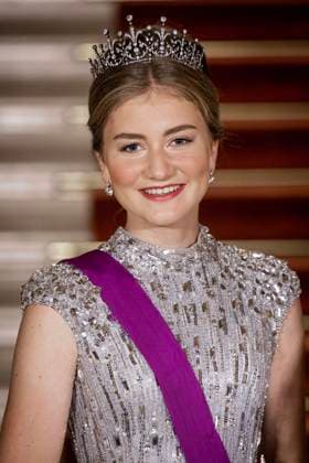 Abdication Ceremony of Luxembourg Grand Duke Henri - Dinner - Luxembourg. Princess Elisabeth of Belgium attends a Gala dinner at the Grand Ducal Palace during the Abdication of Grand Duke Henri of Luxembourg and Accession to the Throne of His Royal Highness Crown Prince Guillaume on October 03, 2025 in Luxembourg, Luxembourg. Photo by David NIVIERE ABACAPRESS.COM LUXEMBOURG Luxembourg  Copyright: xNivierexDavid ABACAPRESS.COMx