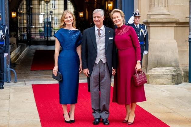 Change of Throne Grand Duke Luxembourg, Luxembourg - 3 Okt 2025 King Philippe, Filip of Belgium, Queen Mathilde, Princess Elisabeth during the abdication of Grand Duke Henri and the accession of the of his son Hereditary Grand Duke Guillaume at Grand Ducal Palace and Chamber of Deputies Building in Luxembourg. Luxembourg Luxembourg  Copyright: xMischaxSchoemakerx