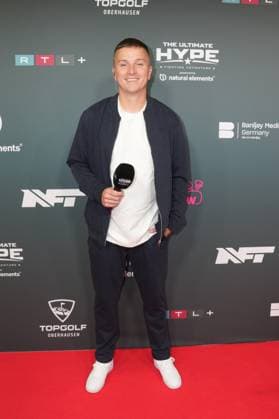 The Ultimate HYPE in Oberhausen Aaron Troschke at the boxing event The Ultimate HYPE in the Rudolf Weber Arena Oberhausen on October 4, 2025 Oberhausen Rudolf Weber Arena Nordrhein Westfalen