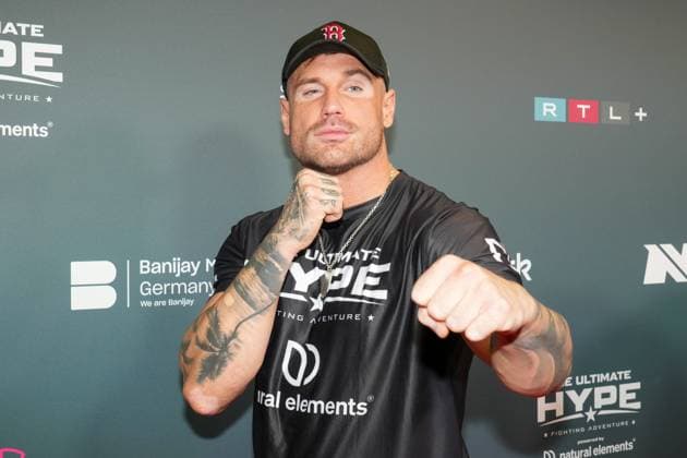 The Ultimate HYPE in Oberhausen Chris Broy at the boxing event The Ultimate HYPE in the Rudolf Weber Arena Oberhausen on October 4, 2025 Oberhausen Rudolf Weber Arena North Rhine-Westphalia