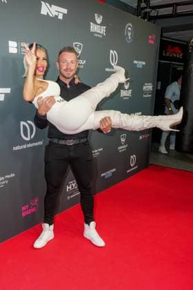 The Ultimate HYPE in Oberhausen Ginger Costello Wollersheim and boyfriend Lukas at the boxing event The Ultimate HYPE in the Rudolf Weber Arena Oberhausen on October 4, 2025 Oberhausen Rudolf Weber Arena North Rhine-Westphalia