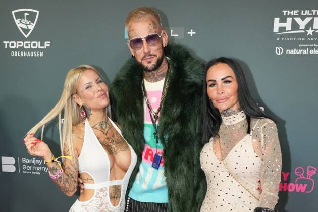 The Ultimate HYPE in Oberhausen Desiree and Jörg Hansen at the boxing event The Ultimate HYPE in the Rudolf Weber Arena Oberhausen on October 4, 2025 Oberhausen Rudolf Weber Arena North Rhine-Westphalia