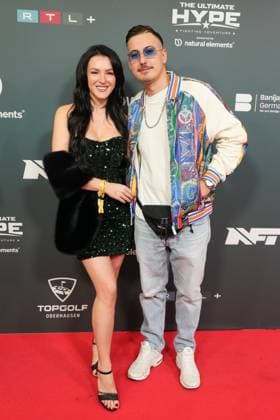 The Ultimate HYPE in Oberhausen Marvin Kleinen and girlfriend Jennifer Degenhart at the boxing event The Ultimate HYPE in the Rudolf Weber Arena Oberhausen on October 4, 2025 Oberhausen Rudolf Weber Arena North Rhine-Westphalia