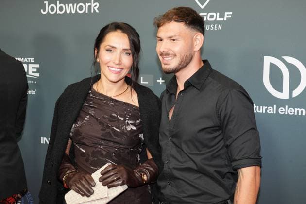 The Ultimate HYPE in Oberhausen Anastasiya and her new boyfriend Patrick Herbach at the boxing event The Ultimate HYPE in the Rudolf Weber Arena Oberhausen on October 4, 2025 Oberhausen Rudolf Weber Arena Nordrhein Westfalen