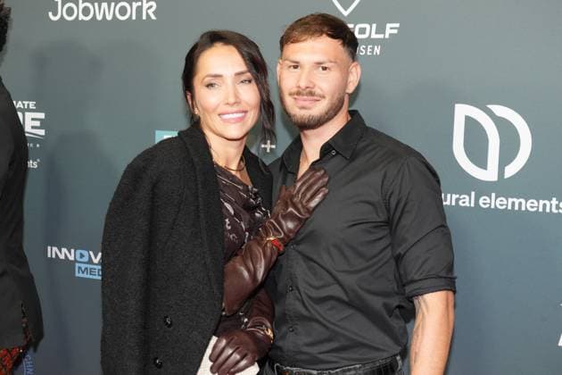 The Ultimate HYPE in Oberhausen Anastasiya and her new boyfriend Patrick Herbach at the boxing event The Ultimate HYPE in the Rudolf Weber Arena Oberhausen on October 4, 2025 Oberhausen Rudolf Weber Arena Nordrhein Westfalen