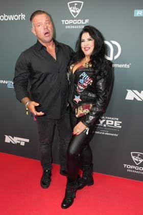The Ultimate HYPE in Oberhausen Iris Klein Stefan Braun at the boxing event The Ultimate HYPE in the Rudolf Weber Arena Oberhausen on October 4, 2025 Oberhausen Rudolf Weber Arena North Rhine-Westphalia