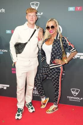 The Ultimate HYPE in Oberhausen Gina Lisa Lohfink at the boxing event The Ultimate HYPE in the Rudolf Weber Arena Oberhausen on October 4, 2025 Oberhausen Rudolf Weber Arena Nordrhein Westfalen
