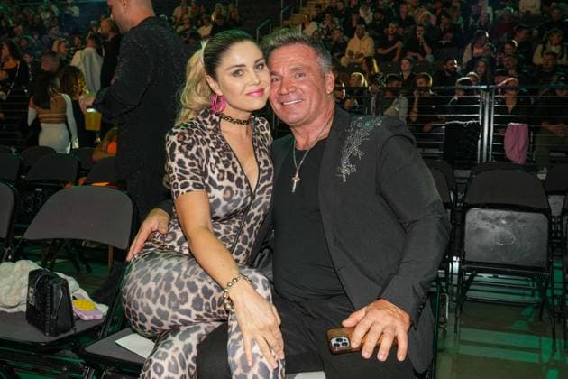 The Ultimate HYPE in Oberhausen Yvonne Woelke Peter Klein at the boxing event The Ultimate HYPE in the Rudolf Weber Arena Oberhausen on October 4, 2025 Oberhausen Rudolf Weber Arena Nordrhein Westfalen