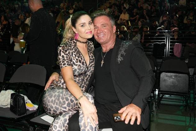 The Ultimate HYPE in Oberhausen Yvonne Woelke Peter Klein at the boxing event The Ultimate HYPE in the Rudolf Weber Arena Oberhausen on October 4, 2025 Oberhausen Rudolf Weber Arena Nordrhein Westfalen