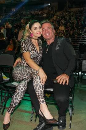 The Ultimate HYPE in Oberhausen Yvonne Woelke Peter Klein at the boxing event The Ultimate HYPE in the Rudolf Weber Arena Oberhausen on October 4, 2025 Oberhausen Rudolf Weber Arena Nordrhein Westfalen