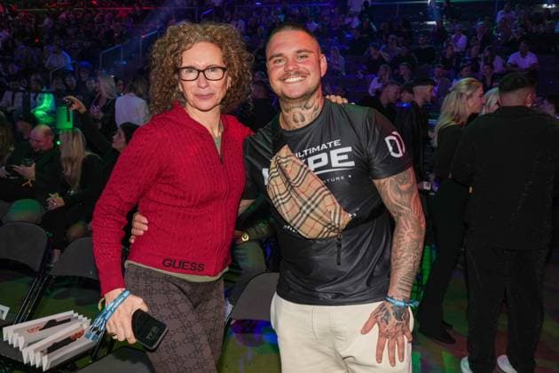 The Ultimate HYPE in Oberhausen Nico and Alexandra Legat at the boxing event The Ultimate HYPE in the Rudolf Weber Arena Oberhausen on October 4, 2025 Oberhausen Rudolf Weber Arena North Rhine-Westphalia