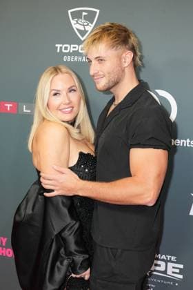 The Ultimate HYPE in Oberhausen Marlisa Rudizo with boyfriend William at the boxing event The Ultimate HYPE in the Rudolf Weber Arena Oberhausen on October 4, 2025 Oberhausen Rudolf Weber Arena North Rhine-Westphalia