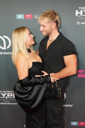 The Ultimate HYPE in Oberhausen Marlisa Rudizo with boyfriend William at the boxing event The Ultimate HYPE in the Rudolf Weber Arena Oberhausen on October 4, 2025 Oberhausen Rudolf Weber Arena North Rhine-Westphalia