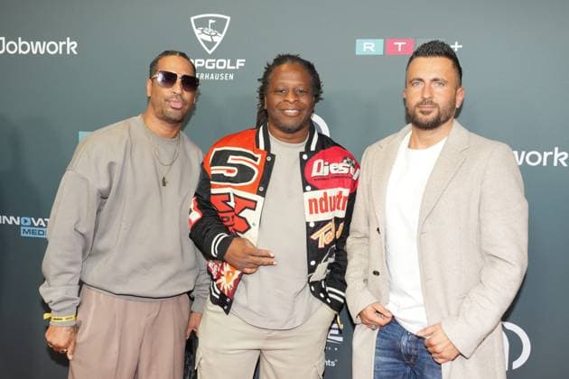 The Ultimate HYPE in Oberhausen Mola Adebisi at the boxing event The Ultimate HYPE in the Rudolf Weber Arena Oberhausen on October 4, 2025 Oberhausen Rudolf Weber Arena Nordrhein Westfalen