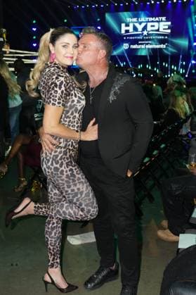 The Ultimate HYPE in Oberhausen Yvonne Woelke Peter Klein at the boxing event The Ultimate HYPE in the Rudolf Weber Arena Oberhausen on October 4, 2025 Oberhausen Rudolf Weber Arena Nordrhein Westfalen