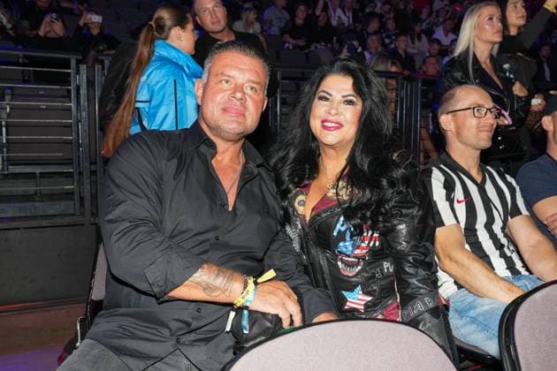 The Ultimate HYPE in Oberhausen Iris Klein Stefan Braun at the boxing event The Ultimate HYPE in the Rudolf Weber Arena Oberhausen on October 4, 2025 Oberhausen Rudolf Weber Arena North Rhine-Westphalia