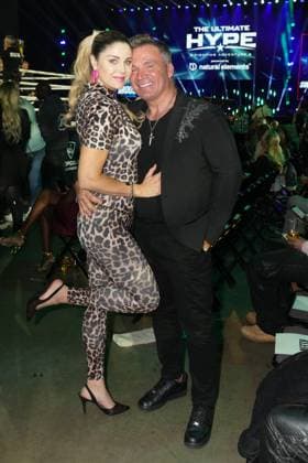 The Ultimate HYPE in Oberhausen Yvonne Woelke Peter Klein at the boxing event The Ultimate HYPE in the Rudolf Weber Arena Oberhausen on October 4, 2025 Oberhausen Rudolf Weber Arena Nordrhein Westfalen