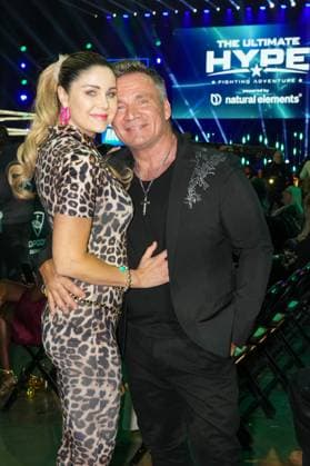 The Ultimate HYPE in Oberhausen Yvonne Woelke Peter Klein at the boxing event The Ultimate HYPE in the Rudolf Weber Arena Oberhausen on October 4, 2025 Oberhausen Rudolf Weber Arena Nordrhein Westfalen