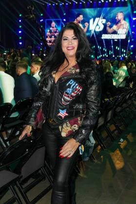 The Ultimate HYPE in Oberhausen Iris Klein at the boxing event The Ultimate HYPE in the Rudolf Weber Arena Oberhausen on October 4, 2025 Oberhausen Rudolf Weber Arena North Rhine-Westphalia