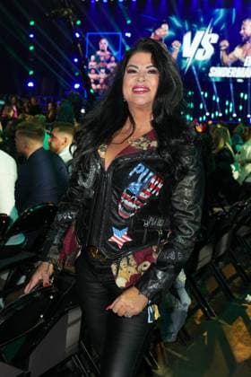 The Ultimate HYPE in Oberhausen Iris Klein at the boxing event The Ultimate HYPE in the Rudolf Weber Arena Oberhausen on October 4, 2025 Oberhausen Rudolf Weber Arena North Rhine-Westphalia