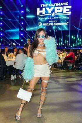 The Ultimate HYPE in Oberhausen Kyoko Li at the boxing event The Ultimate HYPE in the Rudolf Weber Arena Oberhausen on October 4, 2025 Oberhausen Rudolf Weber Arena North Rhine-Westphalia