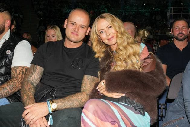 The Ultimate HYPE in Oberhausen Jenny Elvers and Paul Jolig at the boxing event The Ultimate HYPE in the Rudolf Weber Arena Oberhausen on October 4, 2025 Oberhausen Rudolf Weber Arena Nordrhein Westfalen