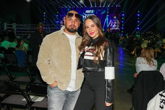 The Ultimate HYPE in Oberhausen Alessia Herren and Can Nitkewitz at the boxing event The Ultimate HYPE in the Rudolf Weber Arena Oberhausen on October 4, 2025 Oberhausen Rudolf Weber Arena North Rhine-Westphalia