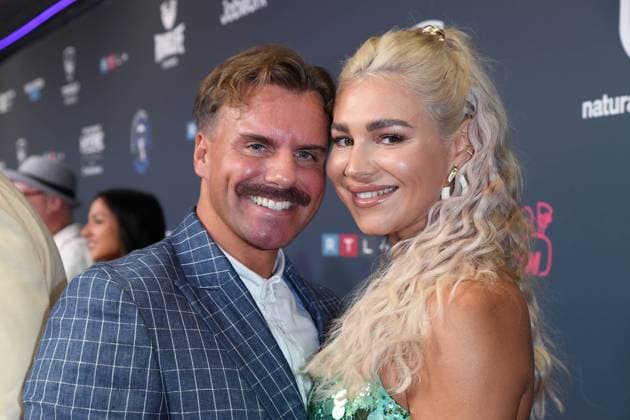 Sascha Schmitz with wife Sandra Czok THE ULTIMATE HYPE at the Rudolf Weber Arena in Oberhausen on 04 10 2025