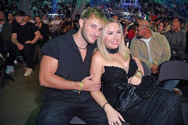 Marlisa Rudizo aka Mrs Marlisa with friend William Raab THE ULTIMATE HYPE at the Rudolf Weber Arena in Oberhausen on 04 10 2025
