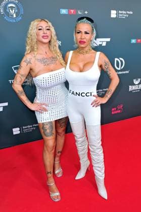 The Ultimate Hype Bellydah and Ginger Costello Wollersheim on the occasion of the martial arts event The Ultimate Hype on 04 10 2025 in the Rudolf Weber Arena Oberhausen 20251004MWI088759