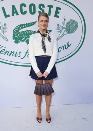 Franziska Nazarenus at the photocall of the Lacoste Womenswear Collection Prêt à Porter Spring Summer 2026 show as part of Paris Fashion Week PFW , at Lycée Carnot, in Paris, France, October 05, 2025 Sam Delpech Bestimage Photocall Lacoste Womenswear Spring Summer 2026 show as part of Paris Fashion Week on October 05, 2025 in Paris, France Paris France  Copyright: xDenisxGuignebourgx xBestimagexDenisxGuignebourgx xBestimagex