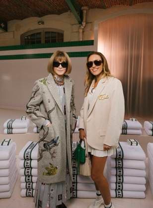 Anna Wintour and Jelena Djokovic at Lacoste Fashion Show Ready to Wear Collection Spring Summer 2026 during Paris Fashion Week PFW , October 5, 2026 ? Sam Delpech Bestimage Anna Wintour and Jelena Djokovic at Lacoste Fashion Show Ready to Wear Collection Spring Summer 2026 during Paris Fashion Week on 5, October, 2026 Paris France  Copyright: xSamxDelpechx xBestimagexSamxDelpechx xBestimagex