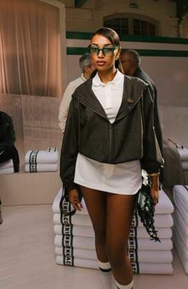 Uma Jammeh at Lacoste Fashion Show Ready to Wear Collection Spring Summer 2026 during Paris Fashion Week PFW , October 5, 2026 ? Sam Delpech Bestimage Uma Jammeh at Lacoste Fashion Show Ready to Wear Collection Spring Summer 2026 during Paris Fashion Week on 5, October, 2026 Paris France  Copyright: xSamxDelpechx xBestimagexSamxDelpechx xBestimagex