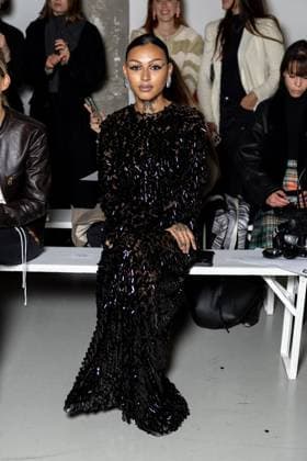 Front Row Niccolo Pasqualetti Womenswear - PFW Ogee attends the Niccolo Pasqualetti Womenswear Spring Summer 2026 show as part of Paris Fashion Week on October 05, 2025 in Paris, France. Photo by Alexis Jumeau ABACAPRESS.COM Paris France  Copyright: xJumeauxAlexis ABACAx