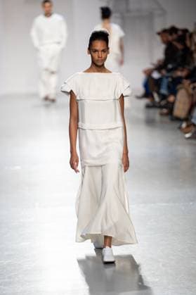 Runway Niccolo Pasqualetti Womenswear - PFW A model mannequin walks the runway during the Niccolò Pasqualetti Womenswear Spring Summer 2026 show as part of Paris Fashion Week on October 5, 2025 in Paris, France. Photo by Alexis Jumeau ABACAPRESS.COM Paris France  Copyright: xJumeauxAlexis ABACAx