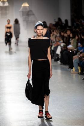 Runway Niccolo Pasqualetti Womenswear - PFW A model mannequin walks the runway during the Niccolò Pasqualetti Womenswear Spring Summer 2026 show as part of Paris Fashion Week on October 5, 2025 in Paris, France. Photo by Alexis Jumeau ABACAPRESS.COM Paris France  Copyright: xJumeauxAlexis ABACAx