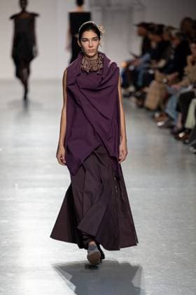 Runway Niccolo Pasqualetti Womenswear - PFW A model mannequin walks the runway during the Niccolò Pasqualetti Womenswear Spring Summer 2026 show as part of Paris Fashion Week on October 5, 2025 in Paris, France. Photo by Alexis Jumeau ABACAPRESS.COM Paris France  Copyright: xJumeauxAlexis ABACAx
